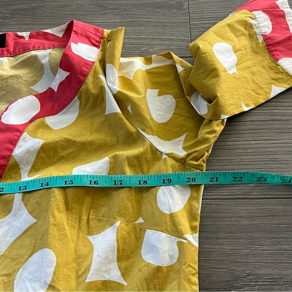 Boden Yellow, White & Coral Graphic Tunic - Picture 5 of 7